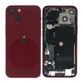 Châssis Complet iPhone 13 Mini Rouge – Connecteur de Charge + Batterie (Origine Demonté) Grade B