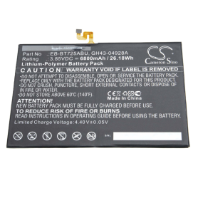 Batterie BT725ABU Samsung Galaxy Tab S5e (T720/T725) (Service Pack) – GH43-04928A