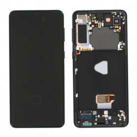 Ecran Samsung Galaxy S21 Plus (G996) Noir + Châssis (Original Démonté) – Grade A