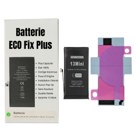Batterie iPhone 13 mini (ECO Fix Plus) 130% Plus Durable – Aucun Pop-up / État 100%