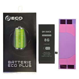 Batterie iPhone 8 3.82V/2730mAh + Adhésifs – 130% Plus Durable (ECO Plus)