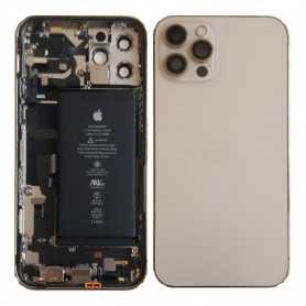Châssis Complet iPhone 12 Pro Max Or – Connecteur de Charge + Batterie (Origine Demonté) Grade A