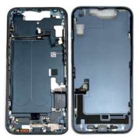 Châssis iPhone 14 Bleu eSIM US – Connecteur de Charger Sans Vitre Arrière (Origine Demonté) – Grade A