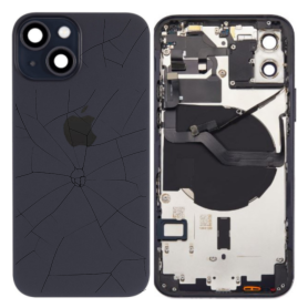Chassis iPhone 15 Noir Sans Connecteur de Charge (Origine Demonté) – Cassé
