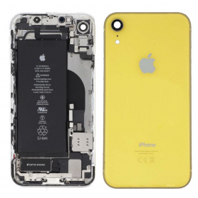Châssis Complet iPhone XR Jaune – Connecteur de Charge + Batterie (Origine Demonté) – Grade A
