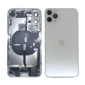 Chassis Complet iPhone 11 Pro Max Blanc – Connecteur de Charge sans Batterie (Origine Demonté) Grade B