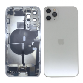Chassis Complet iPhone 11 Pro Max Blanc – Connecteur de Charge sans Batterie (Origine Demonté) – Grade AB