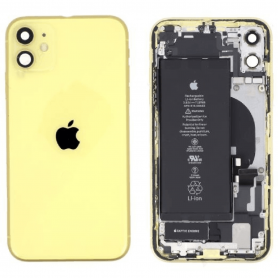 Châssis Complet iPhone 11 Jaune – Connecteur de Charge (Origine Demonté) Grade B