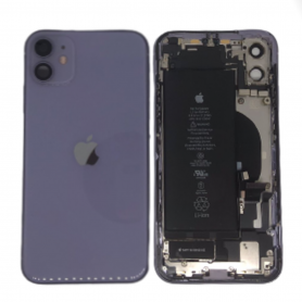 Châssis Complet iPhone 11 Violet – Connecteur de Charge + Batterie (Origine Demonté) Grade A