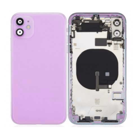 Châssis Complet iPhone 11 Violet – Connecteur de Charge sans Batterie (Original Demonté) Grade A