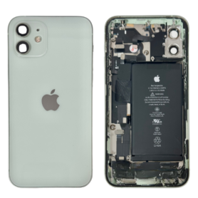 Châssis Complet iPhone 12 Vert – Sans Connecteur de Charge + Batterie (Origine Demonté) – Grade B
