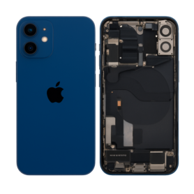 Châssis Complet iPhone 12 Bleu – Connecteur de Charge sans Batterie (Original Demonté) Grade A