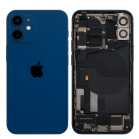 Châssis Complet iPhone 12 Bleu – Sans Connecteur de Charge (Origine Demonté) – Grade B