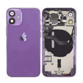 Châssis Complet iPhone 12 Mini Violet – Connecteur de Charge sans Batterie (Original Demonté) Grade B
