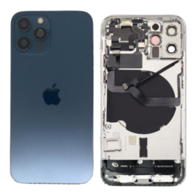 Châssis Complet iPhone 12 Pro Max Bleu – Sans Connecteur de Charge(Origine Demonté) – Grade A