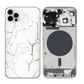 Châssis Complet iPhone 13 Blanc – Connecteur de Charge sans Batterie (Original Demonté) – Cassé