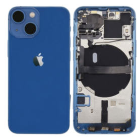 Châssis Complet iPhone 13 Bleu – Sans Connecteur de Charge (Original Demonté) – Grade B