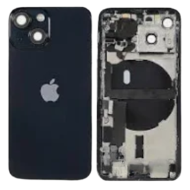 Châssis Complet iPhone 13 Mini Noir – Sans Connecteur de Charge (Original Demonté) – Grade B