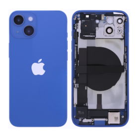 Châssis Complet iPhone 13 Mini Bleu – Connecteur de Charge sans Batterie (Origine Demonté) Grade B