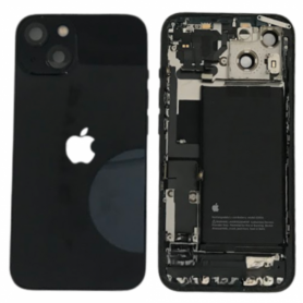 Châssis Complet iPhone 13 Mini Noir -Sans Connecteur de Charge + Batterie (Origine Demonté) – Grade B