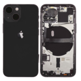 Châssis Complet iPhone 13 Noir – Sans Connecteur de Charge (Original Demonté) – Grade B