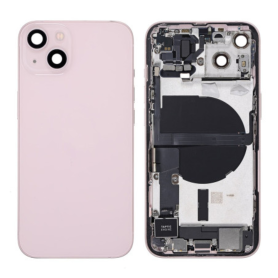 Châssis Complet iPhone 13 Rose – Connecteur de Charge + Sans Batterie (Original Demonté) Grade B