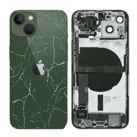 Châssis Complet iPhone 13 Vert – Connecteur de Charge sans Batterie (Origine Demonté) – Cassé
