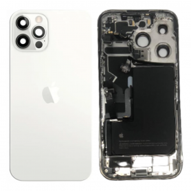 Châssis Complet iPhone 14 Pro Blanc eSIM US – Connecteur de Charge + Batterie (Origine Demonté) Grade A