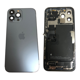 Châssis Complet iPhone 14 Pro Max Bleu – Connecteur de Charge + Batterie (Origine Demonté) – Grade A