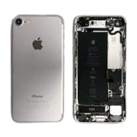 Châssis Complet iPhone 7 Argent – Connecteur de Charge Avec Batterie (Original Demonté) Grade AB