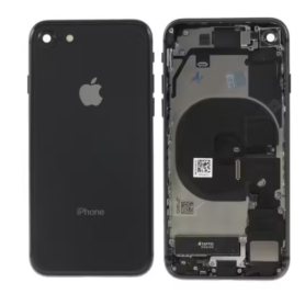Châssis Complet iPhone 8 Noir – Connecteur de Charge sans Batterie (Original Demonté) Grade A