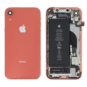 Châssis Complet iPhone XR Orange – Connecteur de Charge + Batterie (Origine Demonté) – Grade B