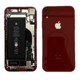 Châssis Complet iPhone XR Rouge – Connecteur de Charge + Batterie (Original Demonté) – Grade AB