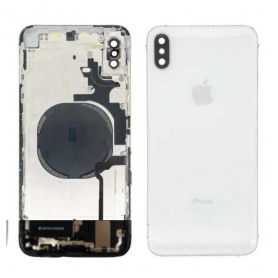 Châssis Complet iPhone XS Blanc – Connecteur de Charge sans Batterie (Original Demonté) – Grade AB