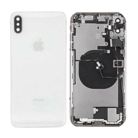 Chassis Complet iPhone XS Max Blanc – Connecteur de Charge Sans Batterie (Original Demonté) Grade B
