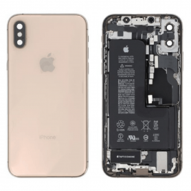 Chassis Complet iPhone XS Max Or – Connecteur de Charge + Batterie (Origine Demonté) Grade AB
