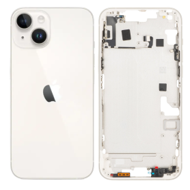 Châssis Complet iPhone 14 Plus Blanc Sans Connecteur de charge (Original Demonté) – Grade B