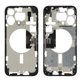 Chassis iPhone 15 Pro Max sans Vitre Arrière sans Batterie Titane Bleu (Origine Demonté) Grade AB