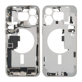 Châssis iPhone 15 Pro Titane Naturel sans Vitre Arrière sans Batterie eSIM (Original Demonté) Grade AB