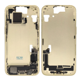 Chassis iPhone 15 sans Vitre Arrière sans Batterie Jaune eSIM US (Original Demonté) Grade B