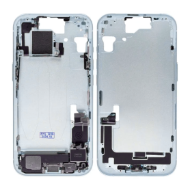Chassis iPhone 15 sans Vitre Arrière sans Batterie Bleu (Origine Demonté) Grade A