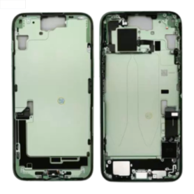Chassis iPhone 15 sans Vitre Arrière sans Batterie Vert (Origine Demonté) Grade AB