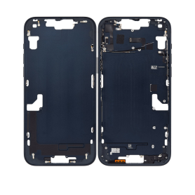 Chassis iPhone 15 sans Vitre Arrière sans Batterie Titane Noir (Original Demonté) Grade A