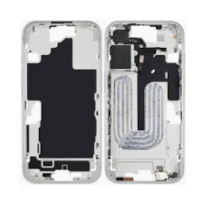 Chassis iPhone 16 Plus sans Vitre Arrière sans Batterie Blanc (Original Demonté) – Grade AB
