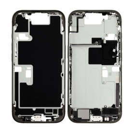 Châssis iPhone 16 Pro Max sans Vitre Arrière sans Batterie Titane Noir eSIM US (Original Demonté) Grade AB