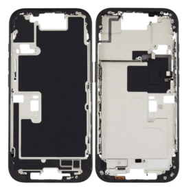 Châssis iPhone 16 Pro sans Vitre Arrière sans Batterie Titane Sable (Original Demonté) Grade B