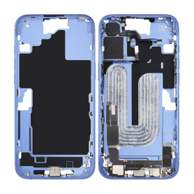 Chassis iPhone 16 sans Vitre Arrière sans Batterie Bleu (Origine Demonté) Grade A