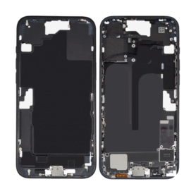 Chassis iPhone 16E sans Vitre Arrière sans Batterie Noir (Original Demonté) Grade AB