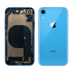 Châssis iPhone XR Bleu Connecteur de Charge sans Batterie (Origine Demonté) Grade B