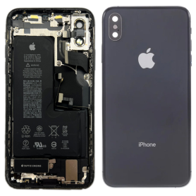 Châssis Complet iPhone XS Noir – Connecteur de Charge + Batterie (Origine Demonté) – Grade B